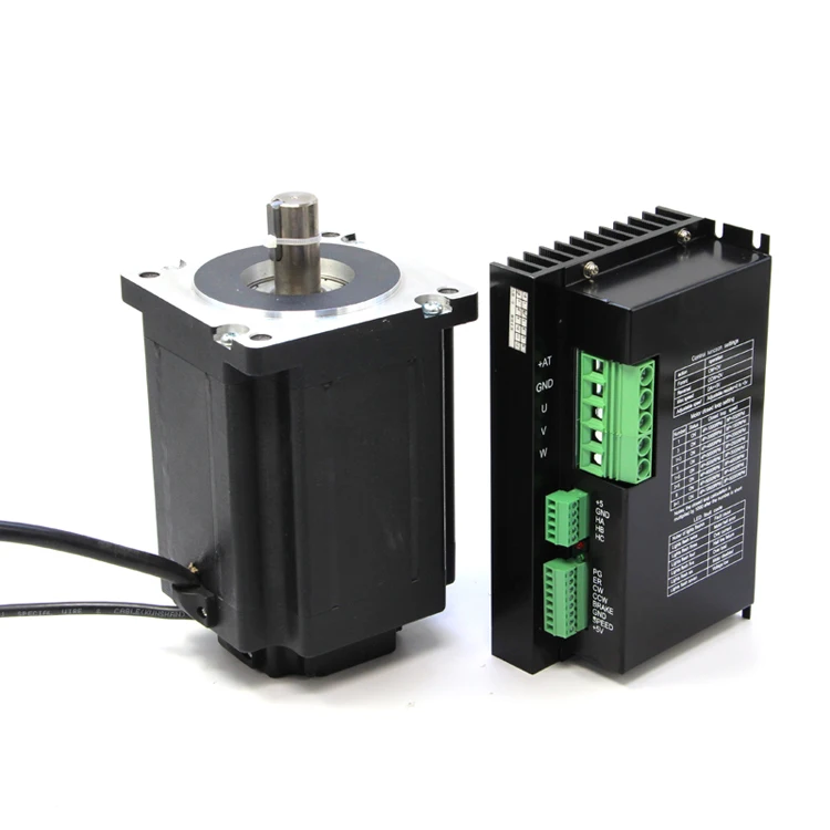 DC 57 stepping motor 2.8N.m brushless dc motor nmrv25 reducer with driver