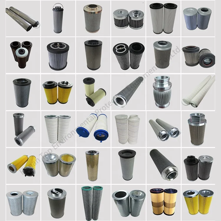 TOPEP Customized Fiber Glass Material Industrial Hydraul Filter 85*110*400 Oil Filter Cartridge with Carbon Steel Skeleton