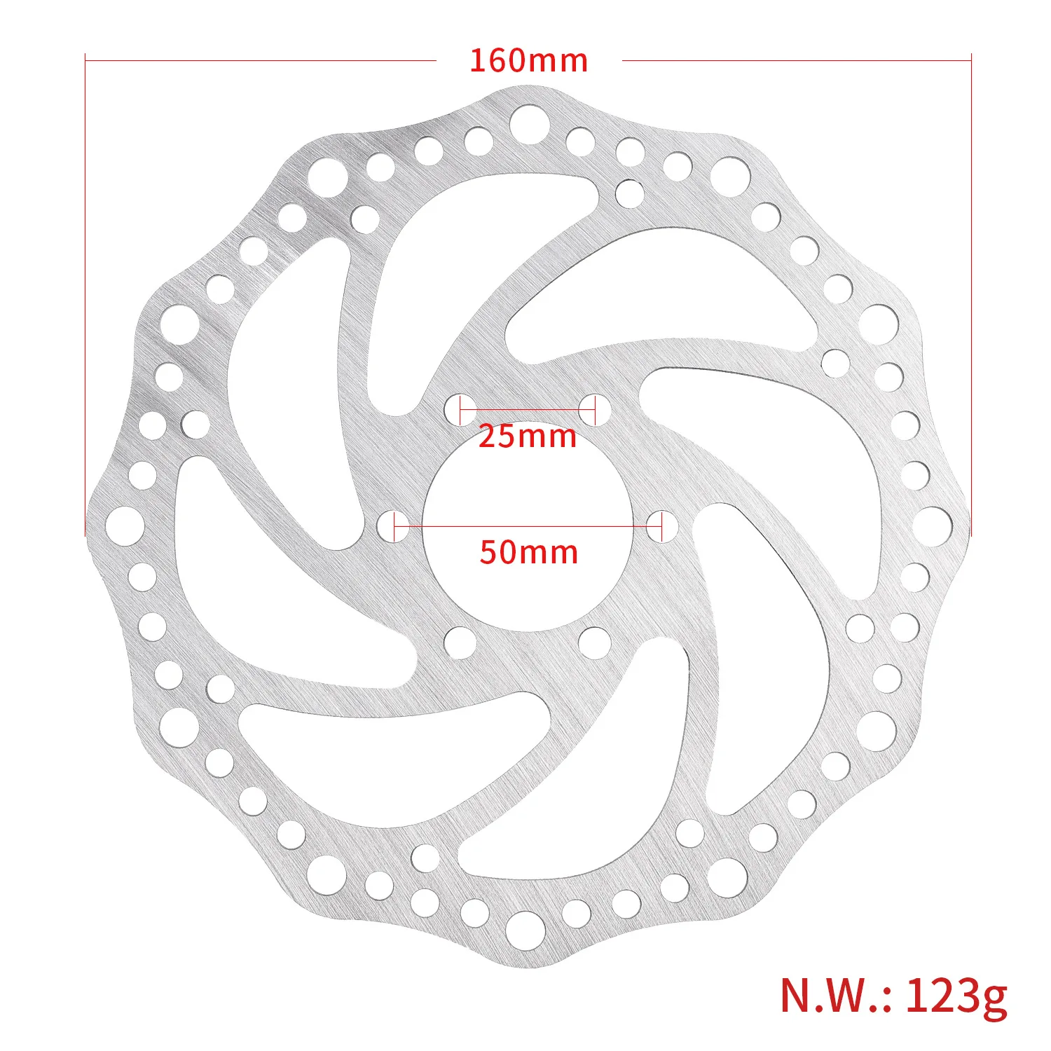 160mm 6-hole brake disc Dualtron Thunder Ultra electric scooter dedicated brake disc