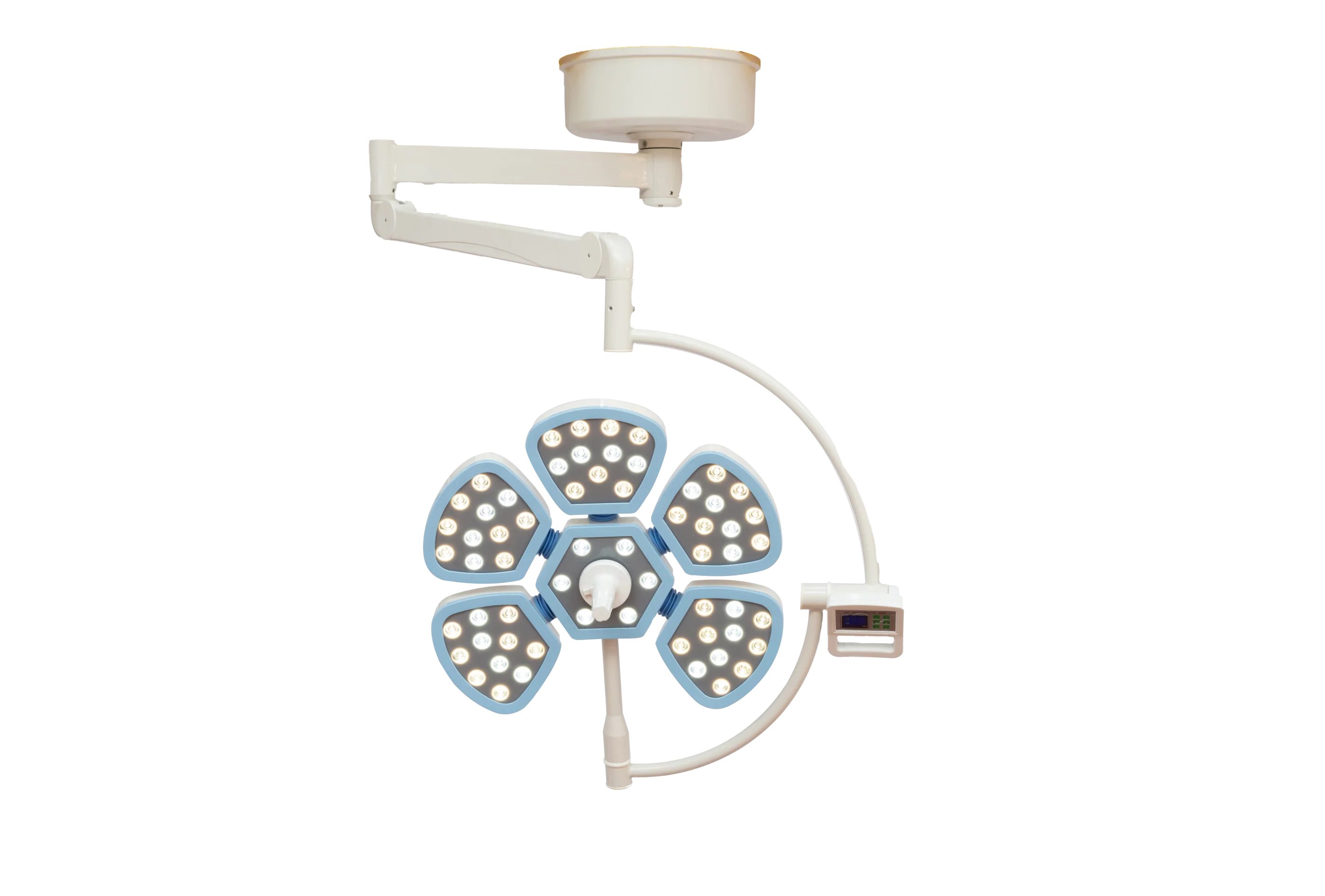 Medical Ot Lamp Cold Lighting Led Bulbs Alternate Floor Type Flower Design LED Pendant 5 Or 3 Petals On Shadowless Surgery Light