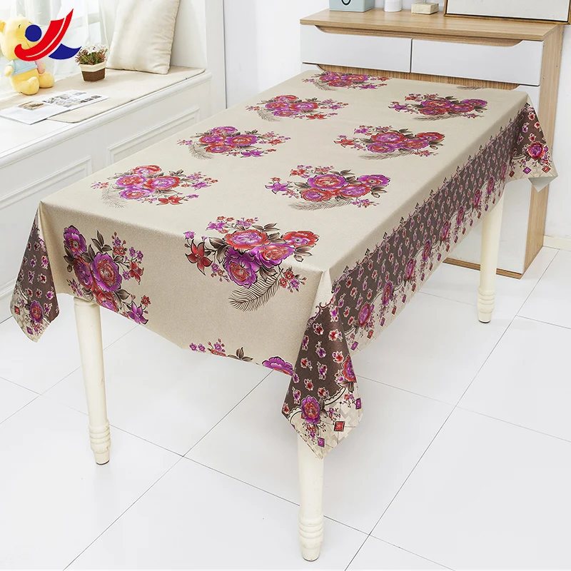 Shining Printed Gold & Sliver pvc tablecloth rolls for waterproof and oilproof /reusable long pvc table cloth wholesale price