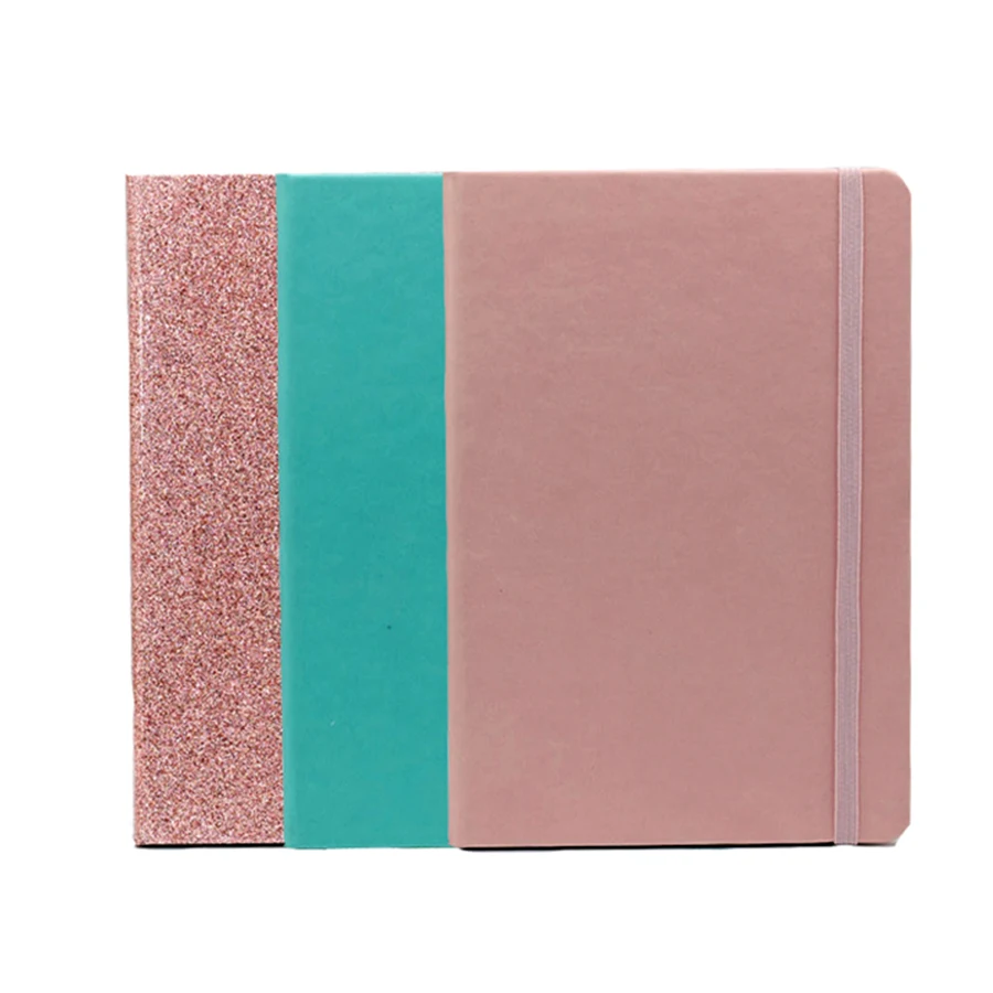 2022 PU Leather Journal Notebook Diary A5 Glitter Cover Notebook