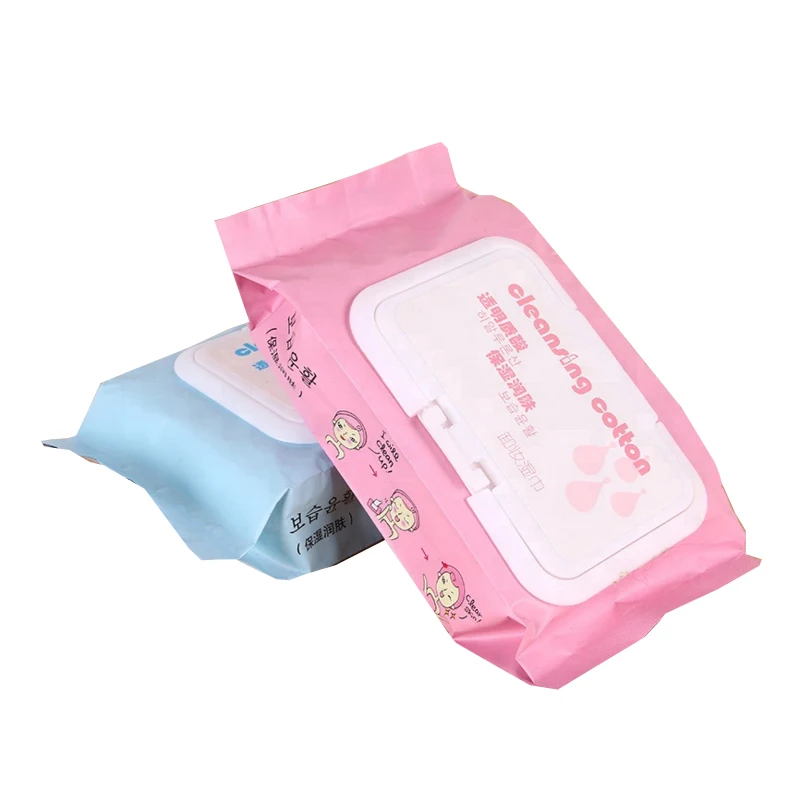 lady facial makeup remover wipes OEM wet wipes