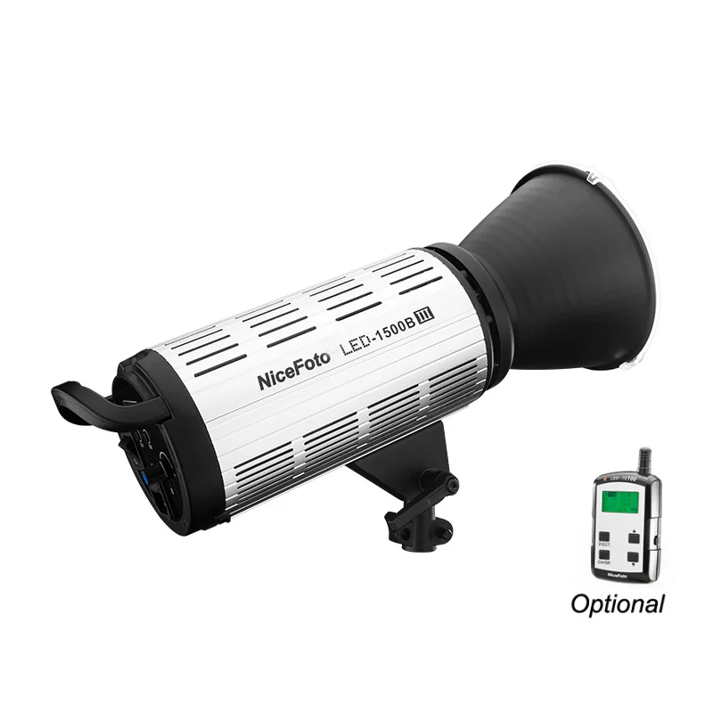 NiceFoto  LED-1500BIII 150W DAYLITE 5600k  LED video light Bowens mount AC power supply