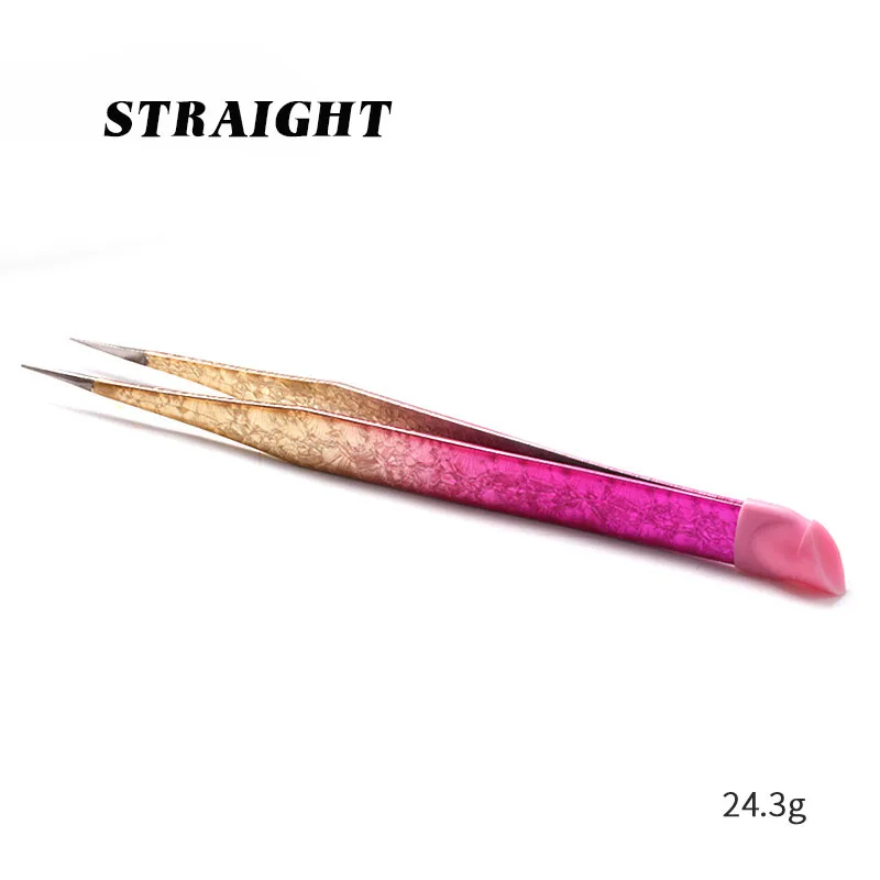 Wholesale Nail Grooming Tools Stainless Steel Manicure Nail Tweezers For Nails Charms Rhinestone