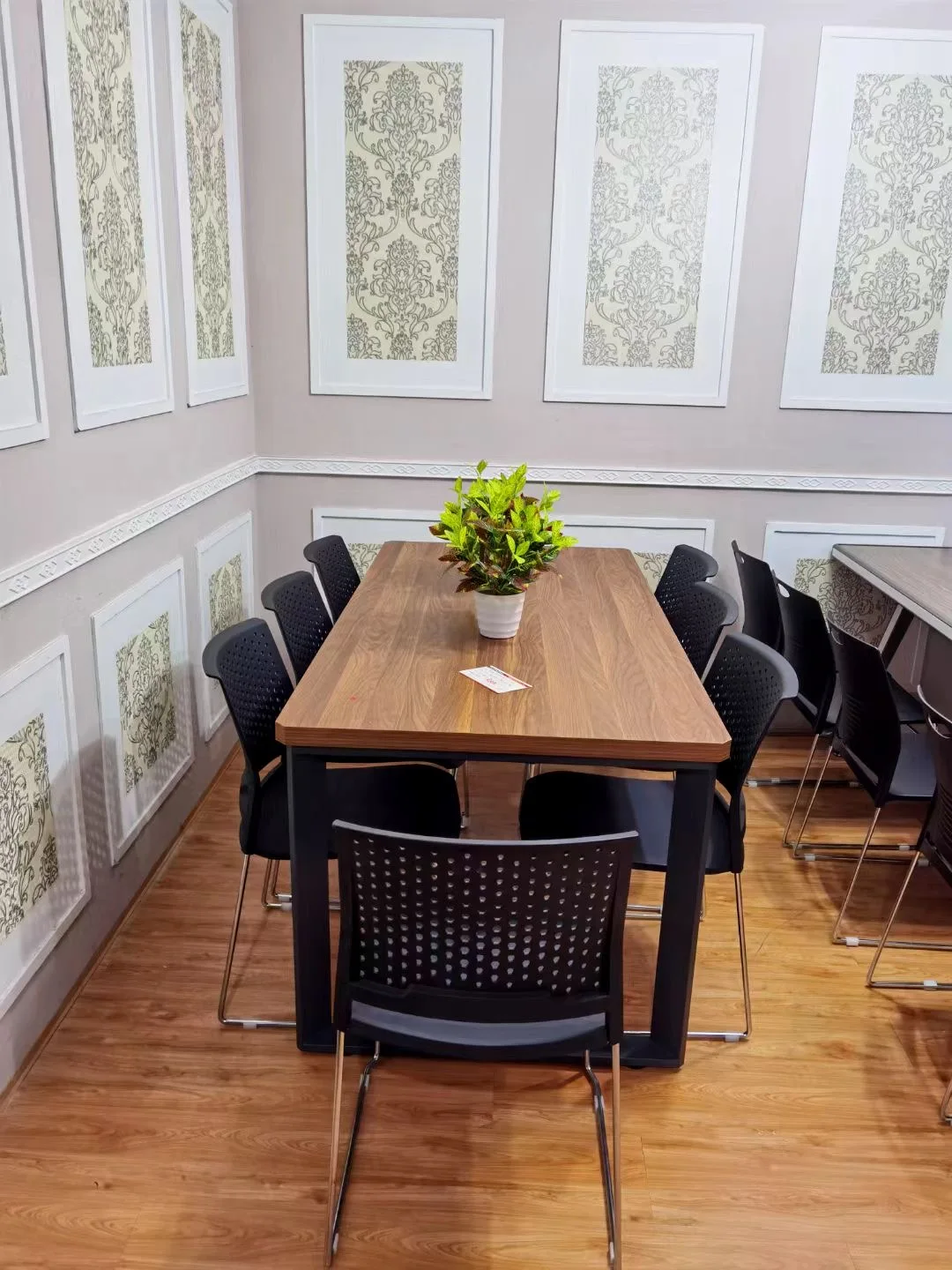 
Modern simple design office furniture computer desk wooden table with metal leg for sale 