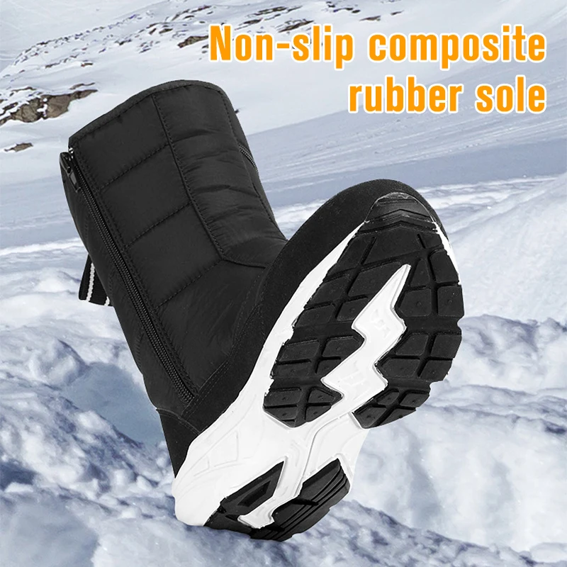 2022 scarpe riscaldate chaussures chauffantes electriques Winter Woman Graphene Rechargeable Electric Battery Heated Boots