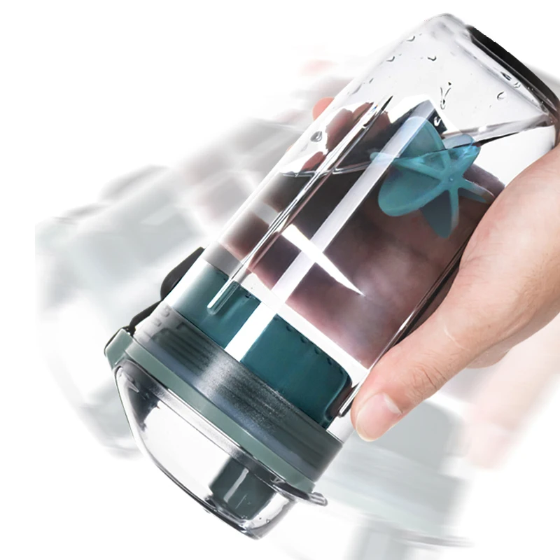 Hotsale Food Grade High Quality 400ml Leak Proof BPA Free Protein Shaker Bottles with Mixing Ball