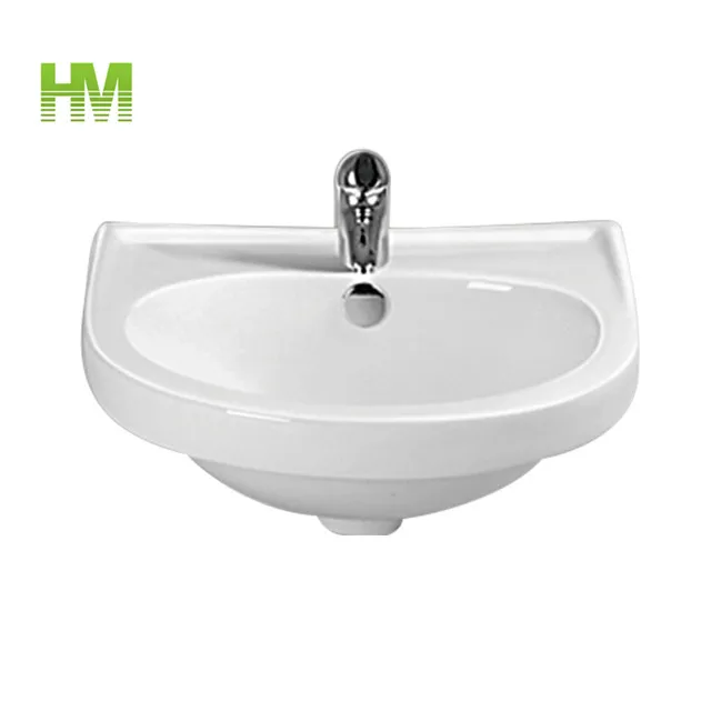 Small Size Sanitary Ware Wall Hung Ceramic Wash Basin