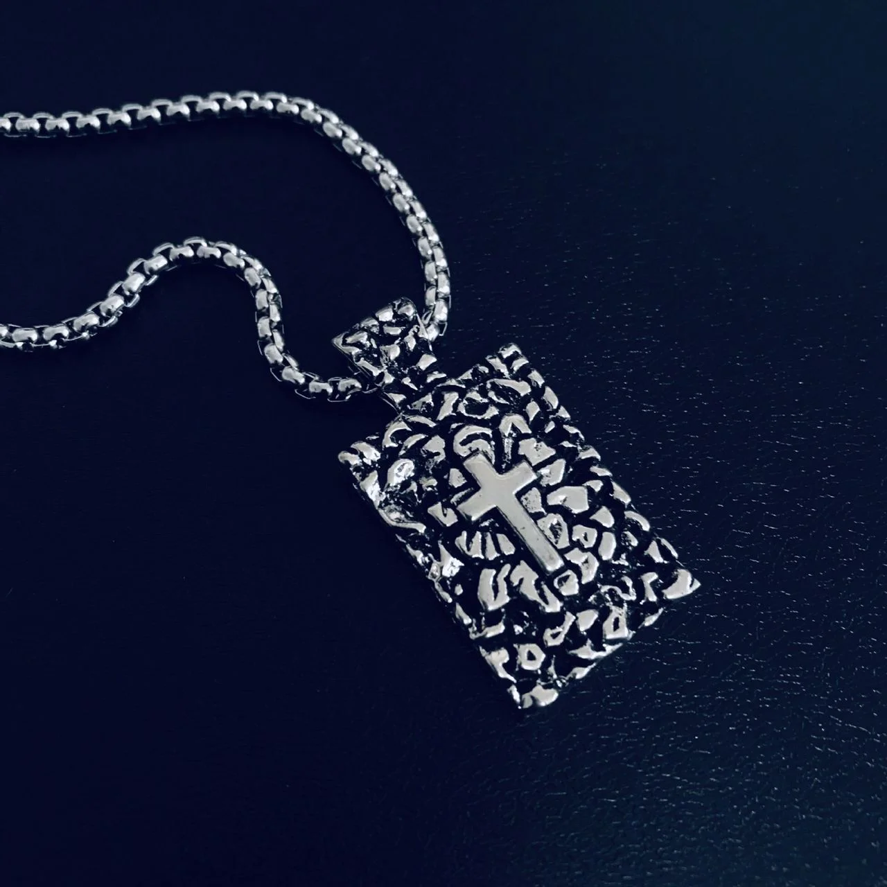 PUSHI Custom Angel Number Faith Allah Necklace Herringbone Charm Necklace 316l Stainless Steel Lot Fashion Micro Insert Geometry