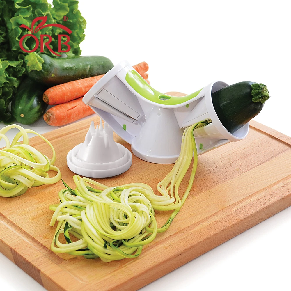 Best manual veggie spiral zucchini cucumber vegetable slicer