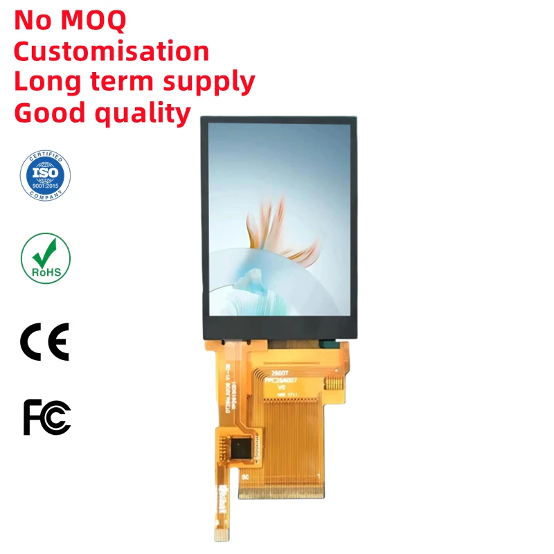 Manufacturer customized 2.6 inch display screen 240 * 320 RGB/SPI/MCU interface 2.6 inch ips tft LCD display module