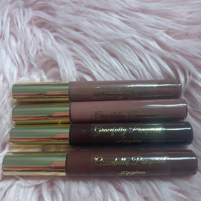 Custom Printing Gold Foil Clear Transparent Logo Private Vinyl Lip Gloss Tube Labels Stickers For Lip Gloss Lip Balm Cosmetics