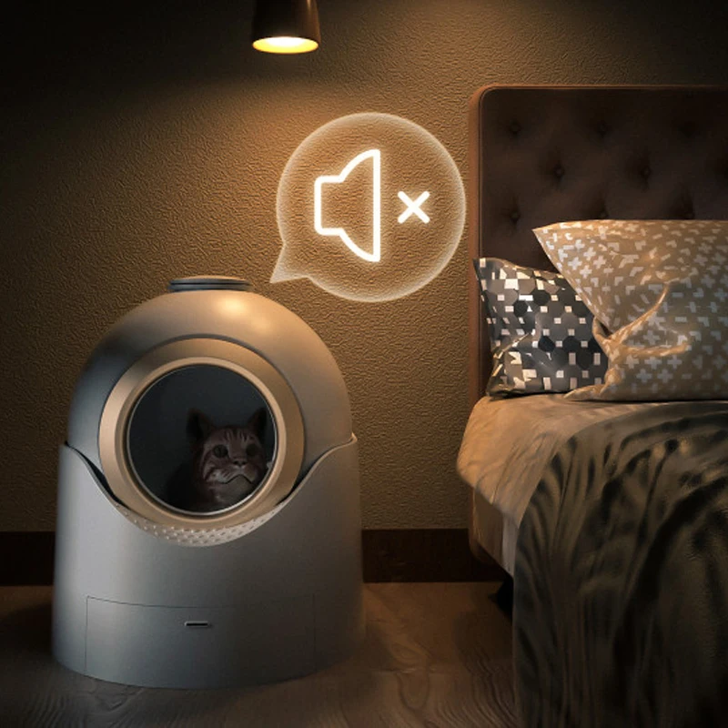 Luxury Large Enclosed Automatic Cat Litter Toilet Auto Smart Intelligent Self Cleaning Cat Litter Box For Cat