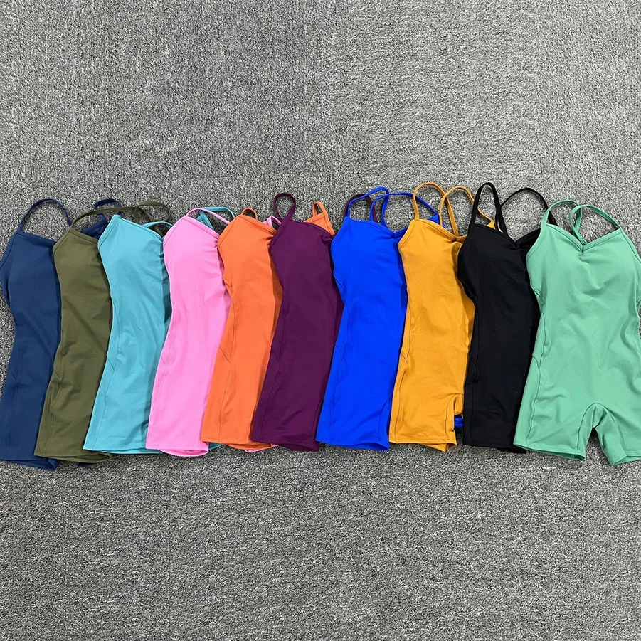 New Arrival Women One Piece Bodysuit Jumpsuit Yoga Gym Fitness Bodysuit For Women