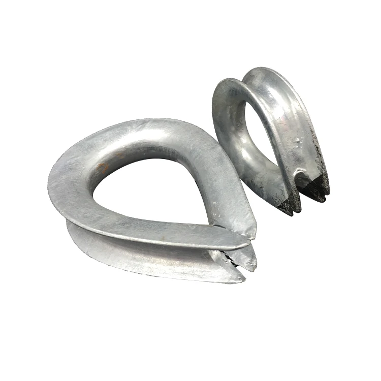 Chinese Premium 316 Steel Wire Rope Thimbles Blue Lines Hot Sale Product