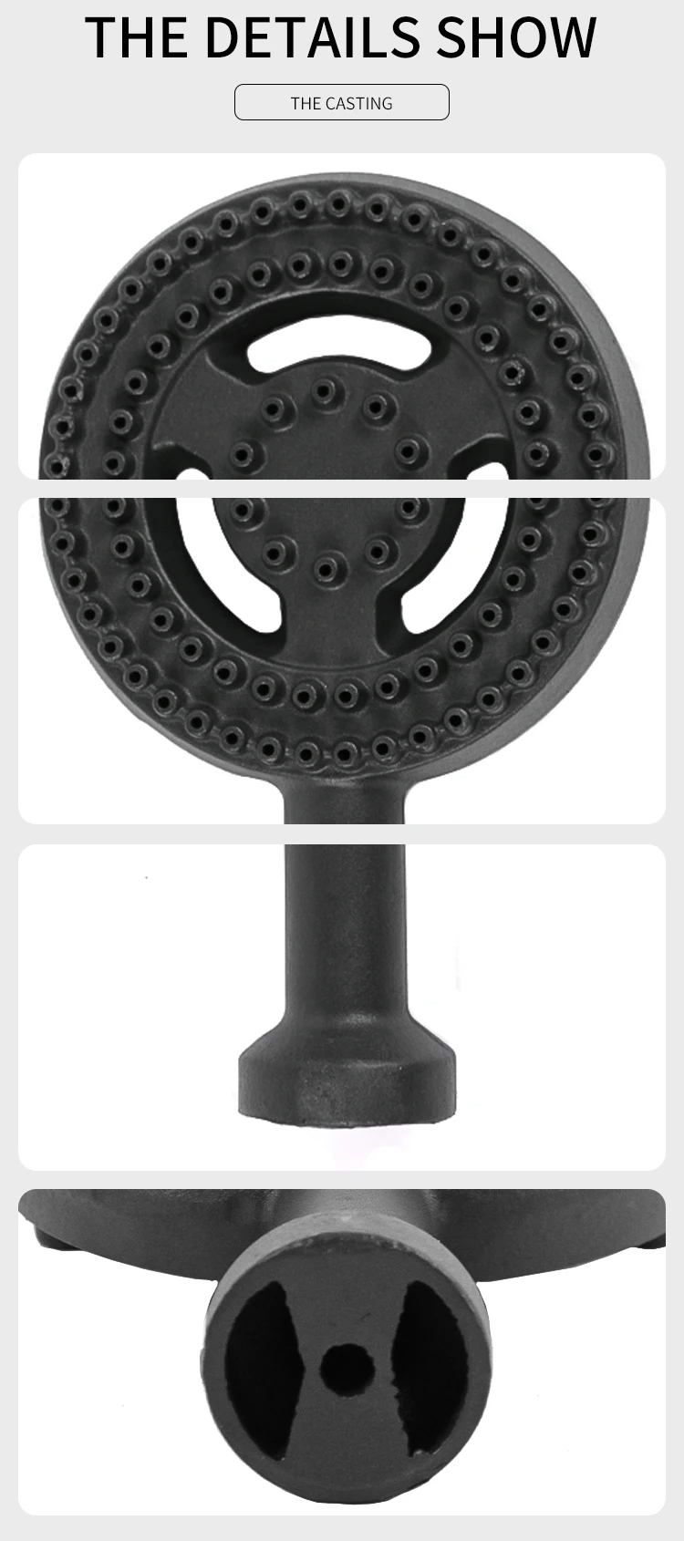 commercial furnace head gas range liquid gas single range head windbreak ring plus wholesale fire stove