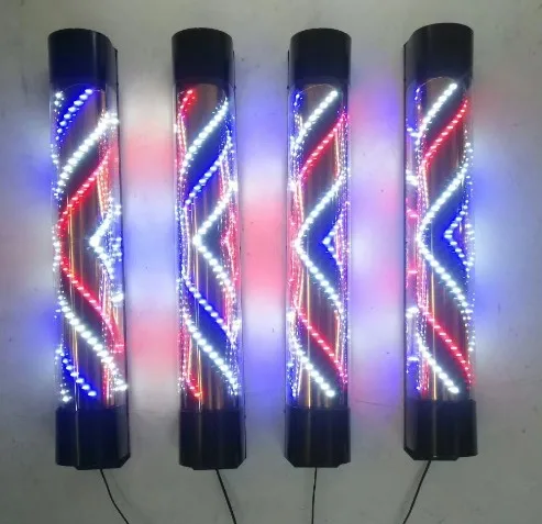 Hot LED light hair  Salon Equipment Barber Sign color  mixture Barber Pole