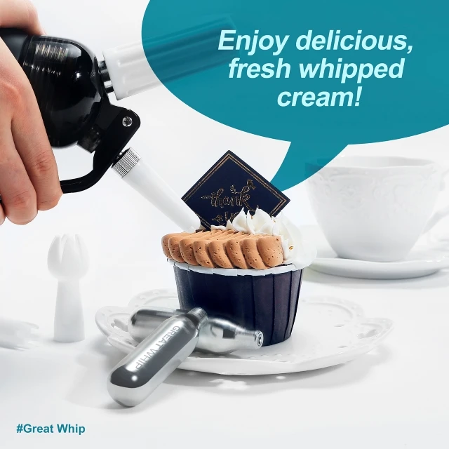 24 шт./упак. greatwhip взбитые сливки зарядное устройство нитрит натрия (картриджи зарядные устройства 8 г Быстрая Бесплатная Доставка из Калифорнии