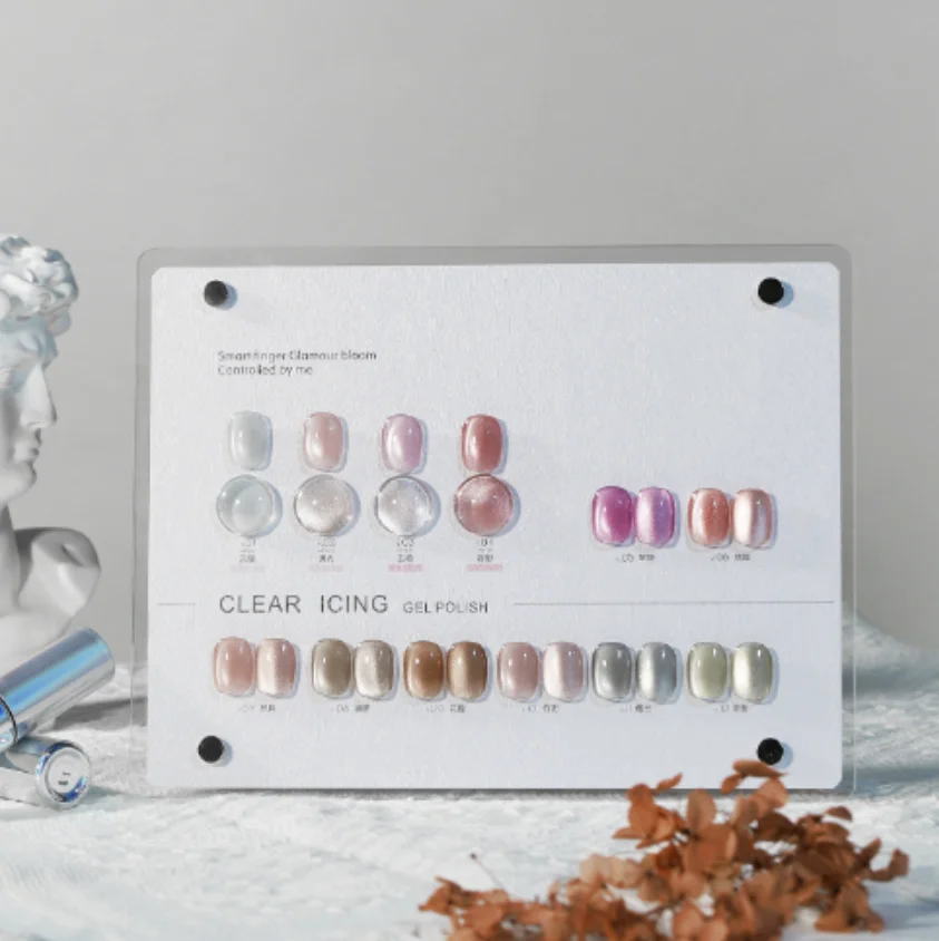 Hot sale popular 12 colors high quality for nail salon nail polish cat eye gel nail polish set box