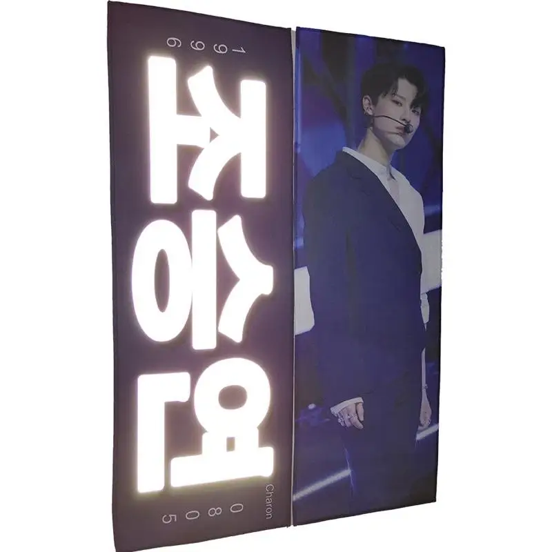 Custom Printed Double Sided Hand Banner Paper Slogan Kpop Concert Slogan Towel
