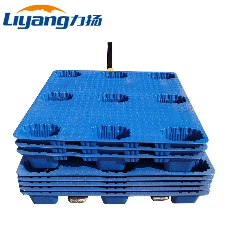 Wholesale Price HDPE Cargo Heavy Duty Export Pallet Quality Nine Feet Plastic Pallets