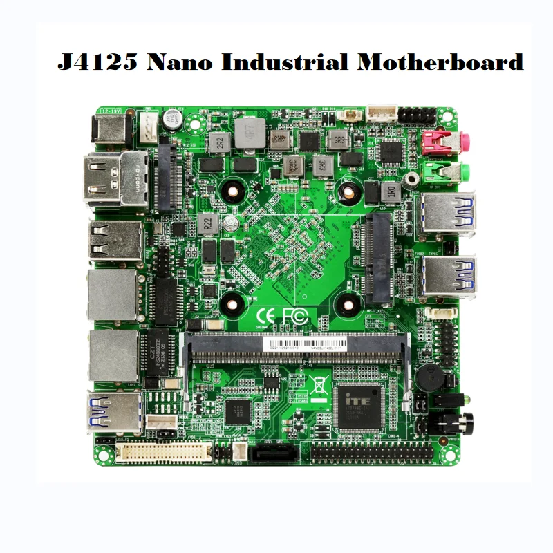 Nano J4125-4C2L mini-itx motherboard Ce-leron Gemini lake J4125 Processor DDR4 Quad-core 4Com 2 Lan  WF BT 4G module main-board