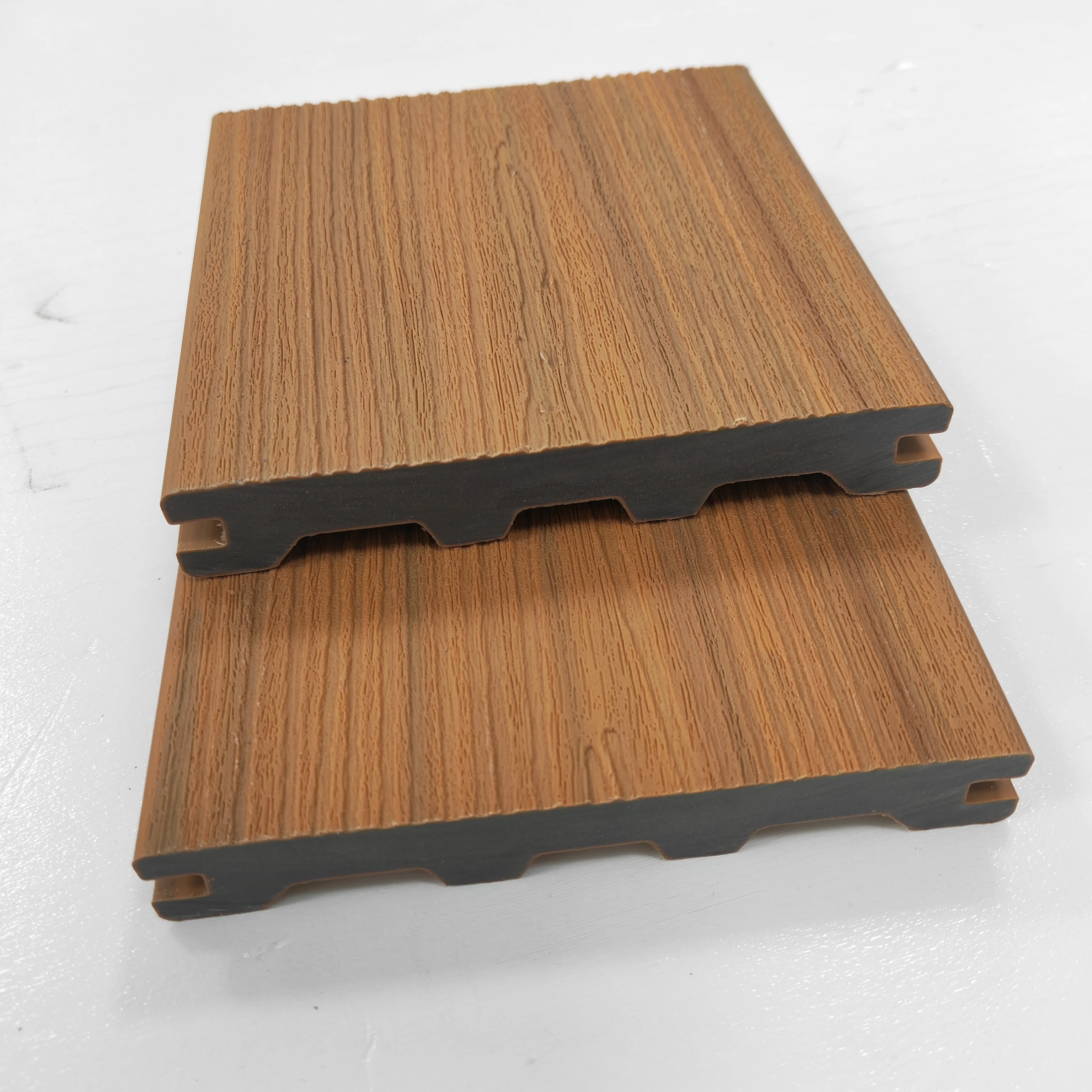140*22mm Co-extrusion WPC flooring  Outdoor WPC Deck Solid coextruded floor