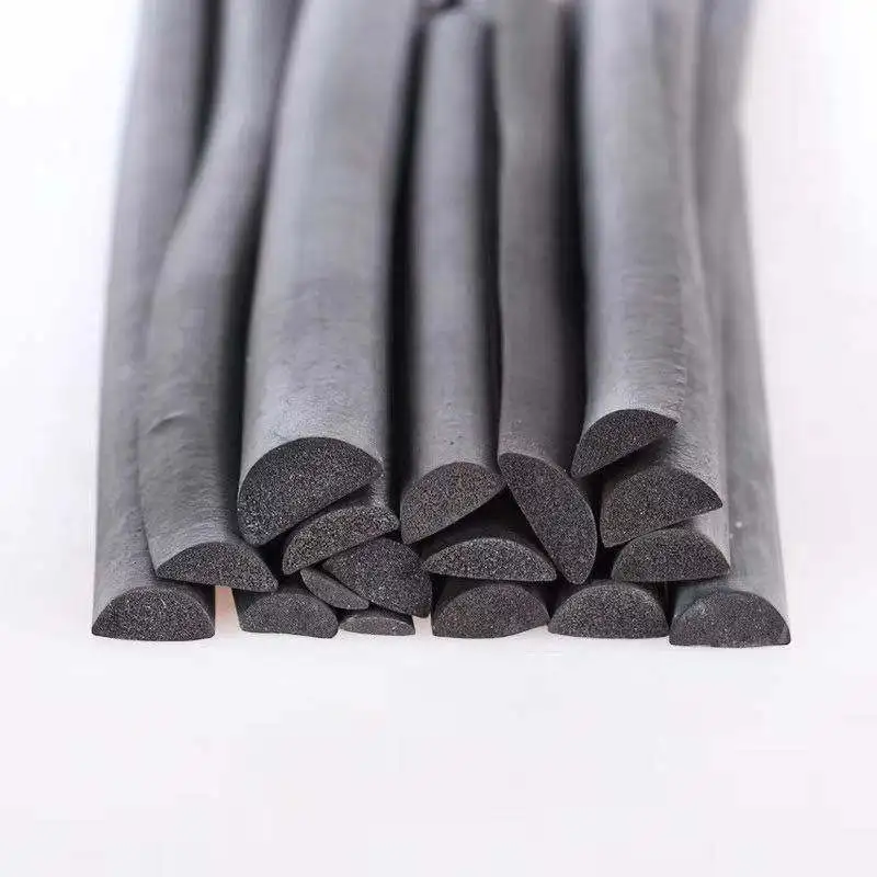 Silicone Strip/Round Solid Silicone Foam Sealing Strip/silicone Rubber Cord For Seal