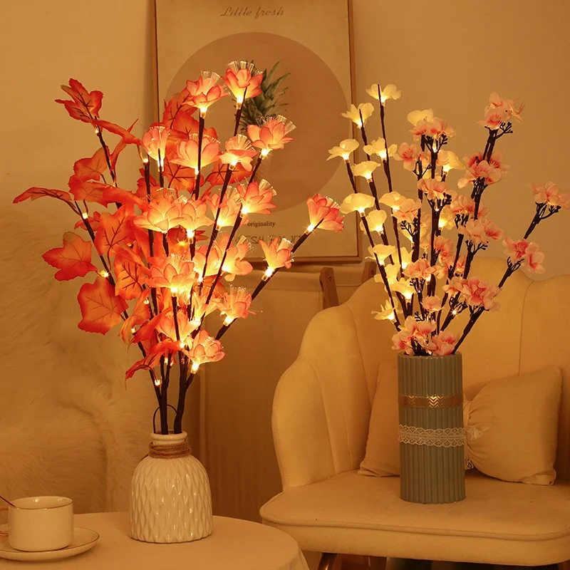 20Led Branches Battery Holiday Decorative Lights Vase Lamp DIY Fairy String Light for Indoor Home Bedroom Christmas Decoration