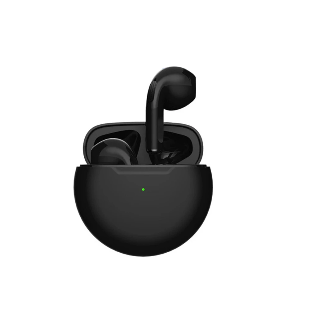 2022 New Economical Pro 6 True Wireless Stereo TWS Earphone Blue-tooth 5.0 In-Ear Headphones Wireless Headset Earbuds