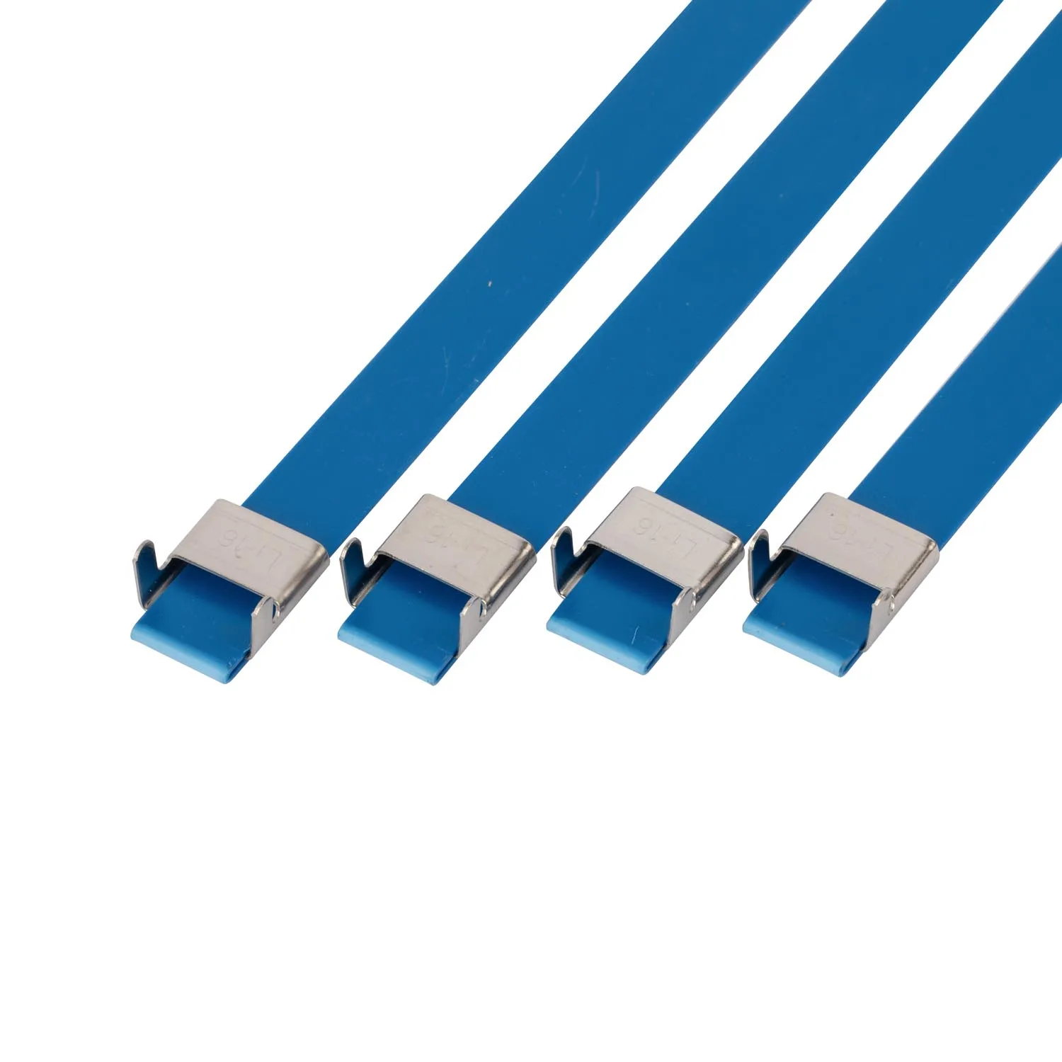 Wing lock PVC covered stainless steel cable tie