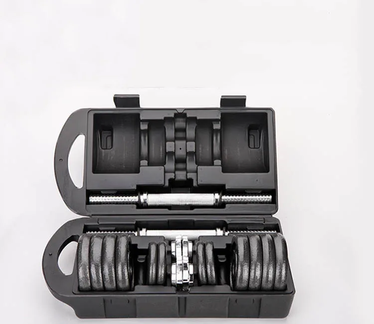 Weight Lifting  Adjustable Dumbbell Set Bodybuilding Fitness Cast Iron and Painting dumbbell