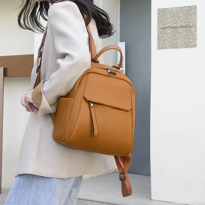 Mini Backpack Crossbody Bag For Teenage Girl Plaid Women Shoulder Phone Purse Korean Style New Trendy Female 2024