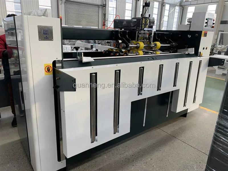 QH pack Semi - auto Carton Box Stitching Machine / carton box making machine