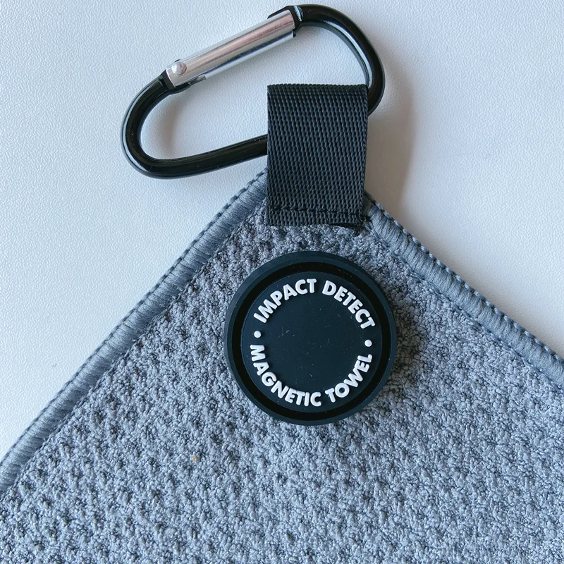 Custom Personalized Printed waffle Material Quick Drying Golf Towel Blank Printing Golf Towels with magnet