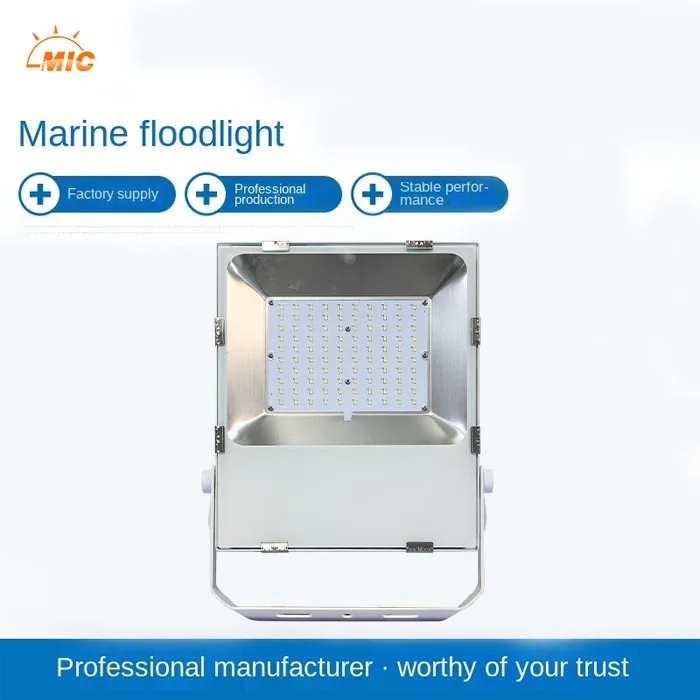 Factory direct 50W to 200W marine boat 12 v flood light waterproof marine boat flood light