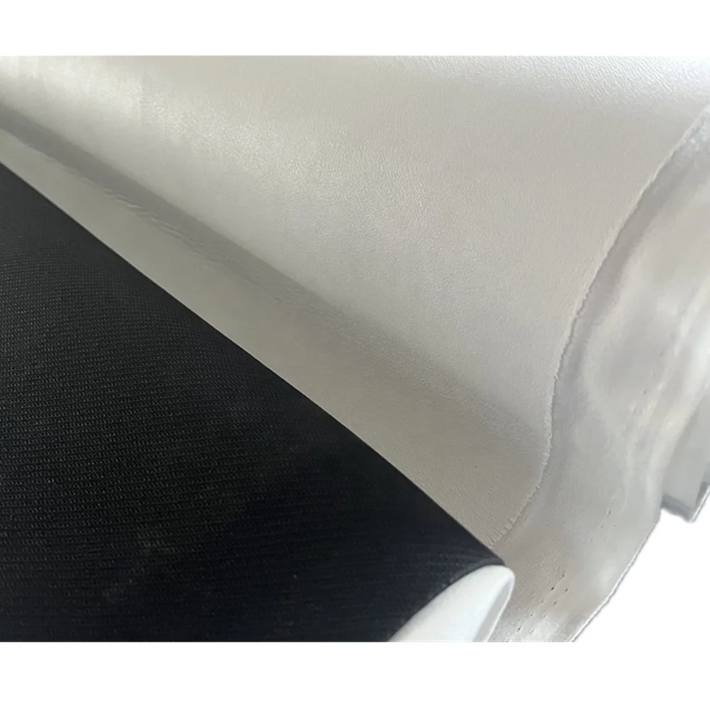 High Quality Waterproof White Soft Neoprene Fabric Laminated Leather For Sofa Bags Upholstery