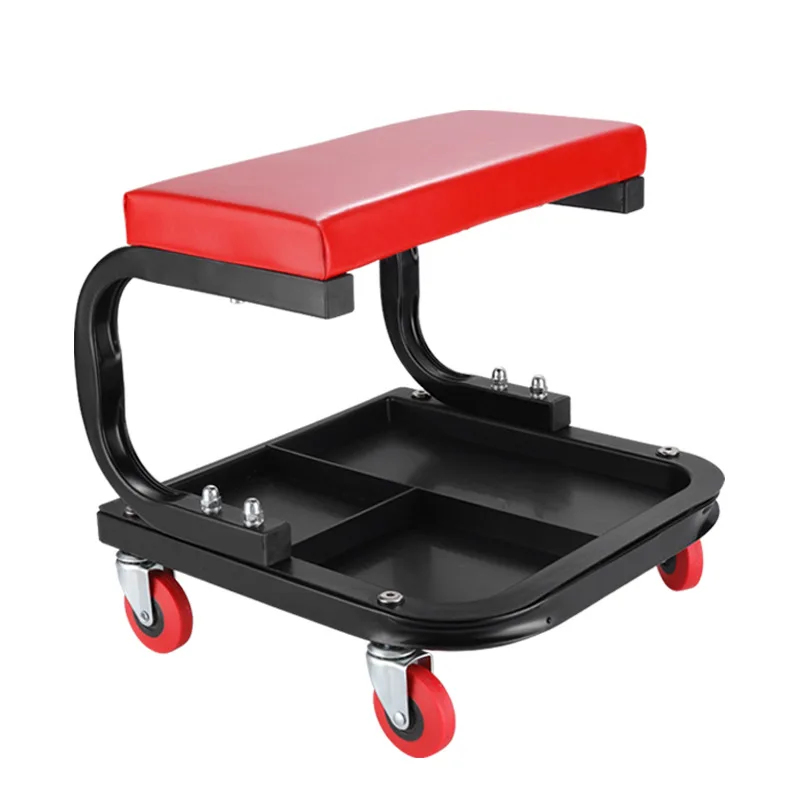 Mechanic Stool Chair Rolling Mechanics Creeper Trolley Seat Garage Stool Padded Workshop Chair for Shop Auto Car Garage