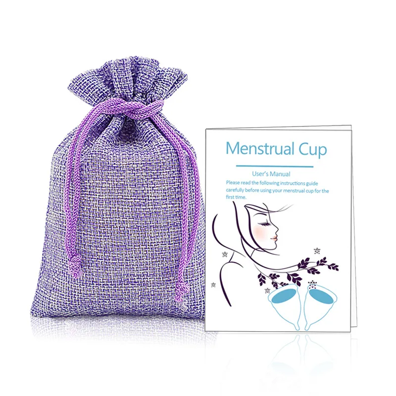 Custom Foldable Women Period Medical Silicone Eco Friendly Reusable Menstrual Cup Wholesale