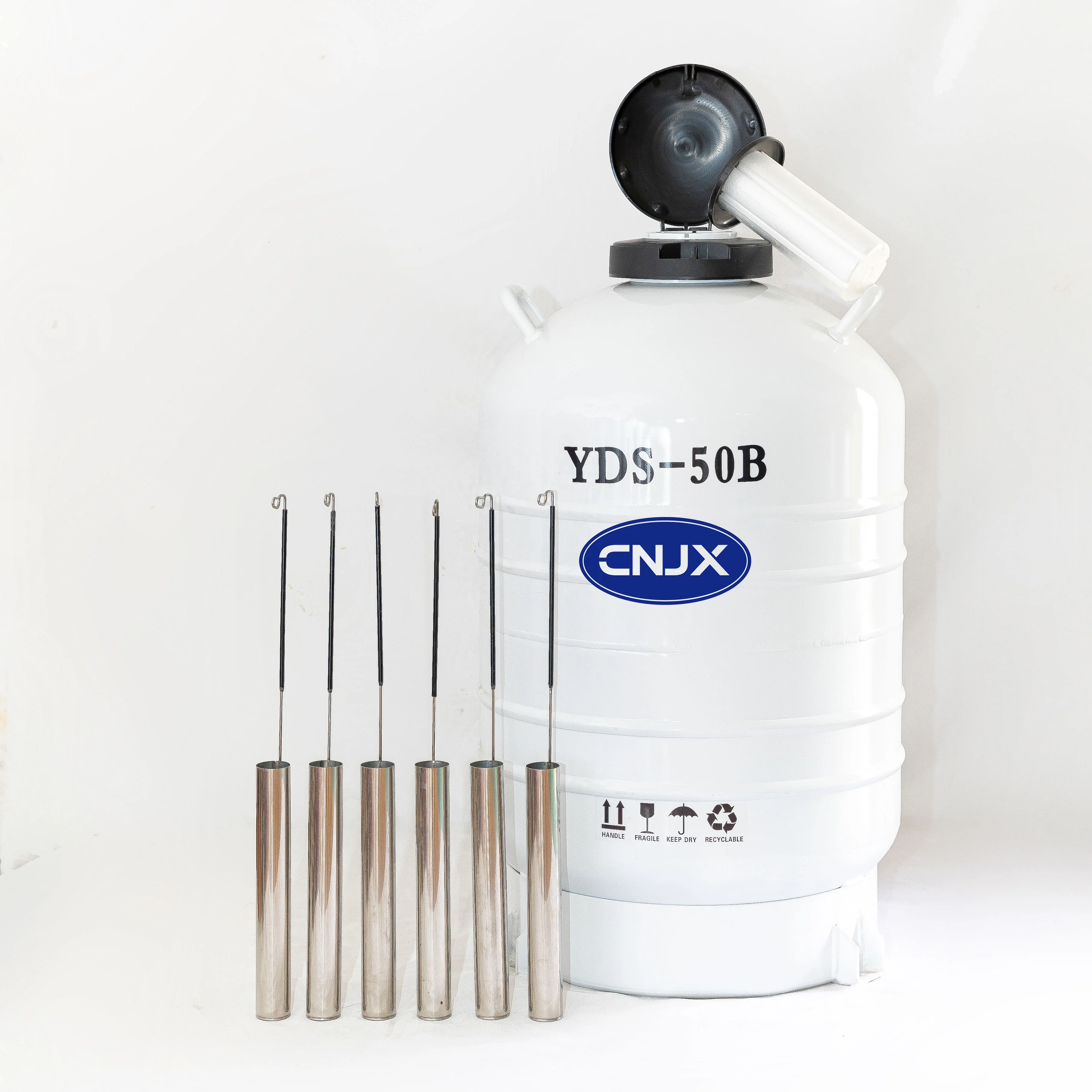 YDS-50B-125 Liquid Nitrogen Container Tank for Precision Parts Deep Cold Assembly