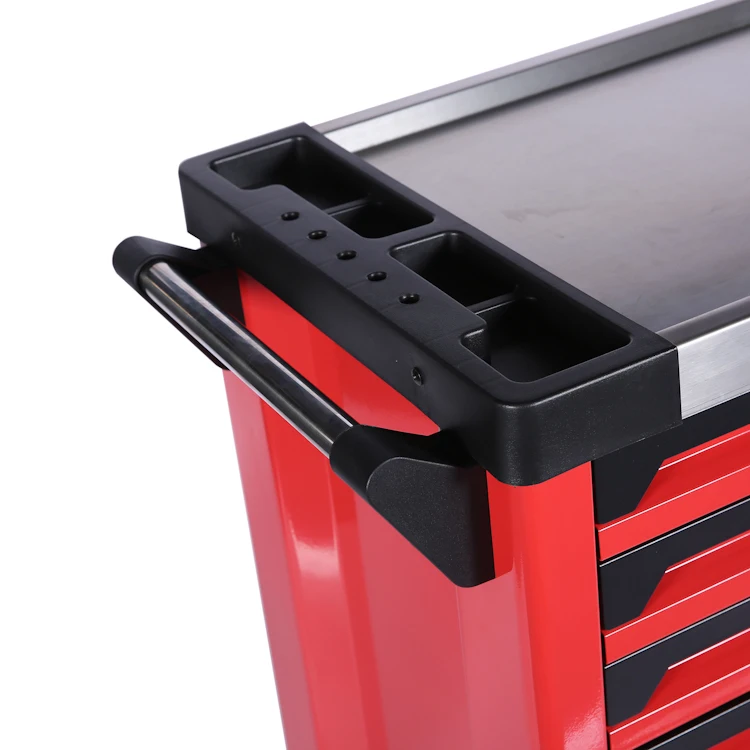 2021 Best Sell 7 drawers tool trolley with drawers and door for Europe Market Kraftwelle