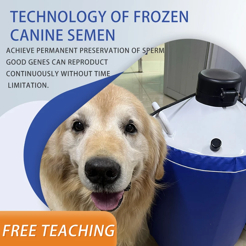 Оборудование для замороженной спермы и собак оборудование обучения методике резервуар хранения азота сухого льда