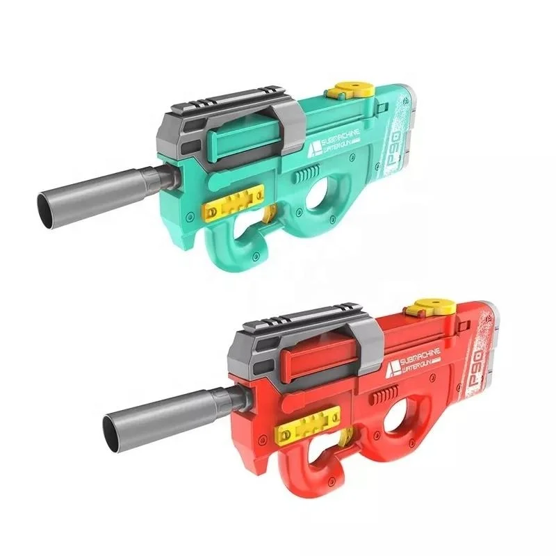 Automatic P90 Water Squirt Guns High Capacity Water Super Soaker Gun Toy For Summer Electric Water Gun