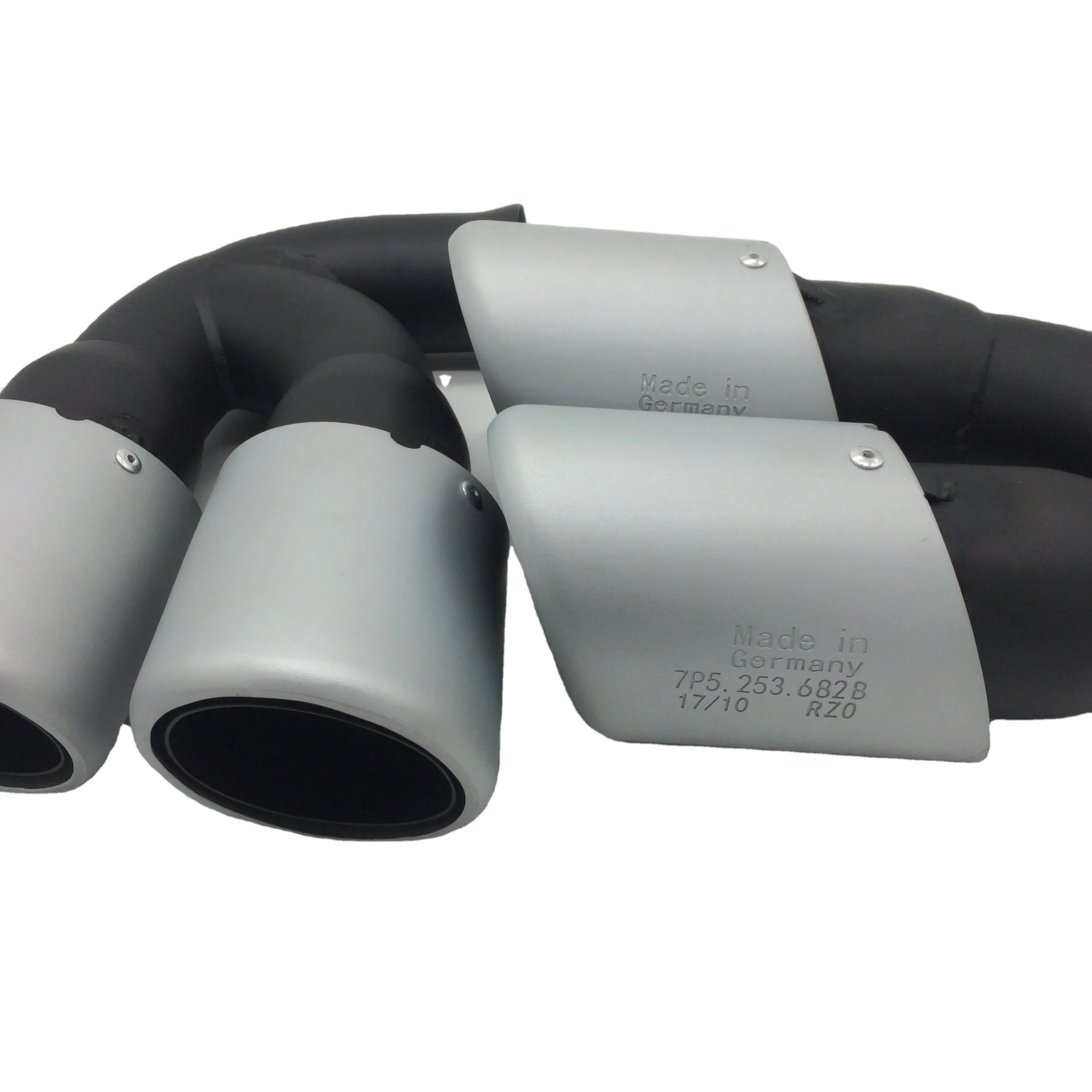 Factory Outle Muffler Polished Stainless Steel Dedicated Exhaust Tip with 67mm Inlet for Cayenne V8