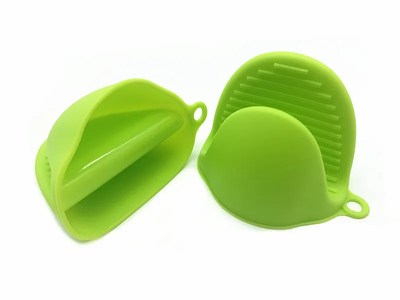 Kitchen Tool Pot Holder Clip Silicone Heat Resistant Oven Microwave Glove Mitt