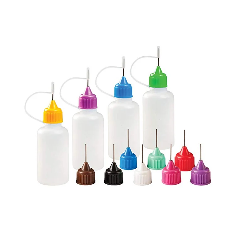 Needle tip dropper bottle. 10ml 15ml 30ml 50ml 100ml Needle Tip Glue Bottle Applicator squeeze dropper bottle