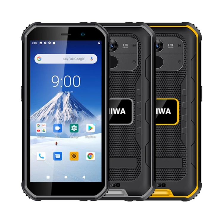 New 5.5 inch Android 10.0  UNIWA F963 Rugged Phone 3GB+32GB Quad Core up to 1.25GHz Mobile Phone