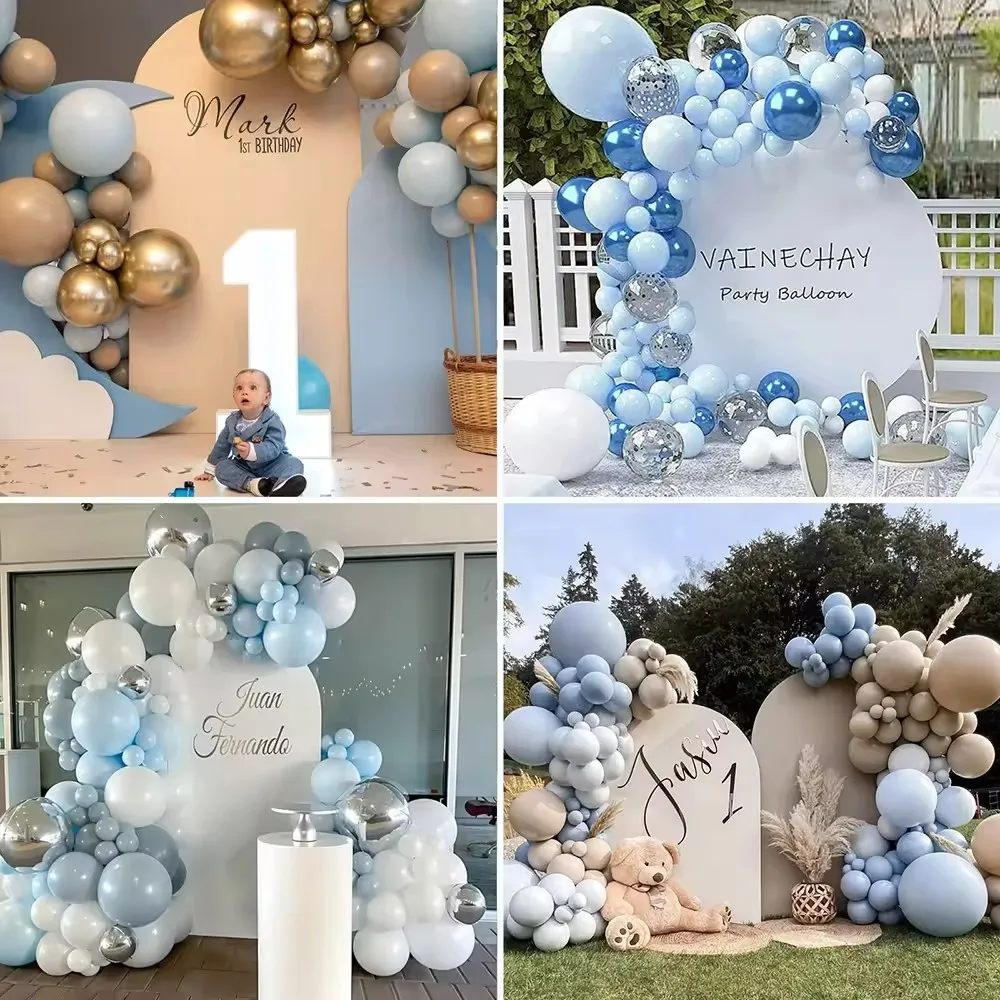 Stock Birthday Party Arch Backdrop Balloon Garland Decoration Kit Party Supplies