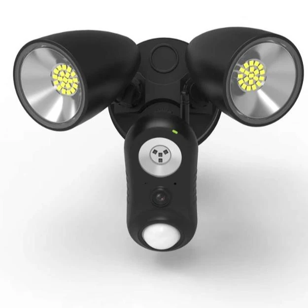 
Double head app control smart wifi floodlight cameras outdoor remote control wireless HD 1080 garden light camera 